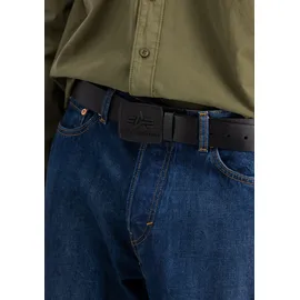 Alpha Industries Herrengürtel Leder/Polyurethan schwarz 105