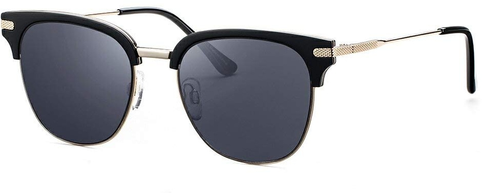 Avoalre Sonnenbrille Damen Retro Sunglasses, Trend Vintage Style Verlaufsglas Metallbügeln 100% UV400 Schutz