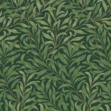 William Morris At Home Vliestapete Willow Bough 10 m x 52 cm Grün FSC®