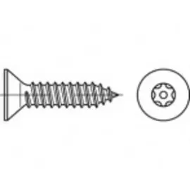 TOOLCRAFT Sicherheitsschrauben 3,5 mm 16 mm 100 Stück