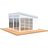 Palmako Pavillon Nova 13,0 m2 weiße Grundierung