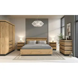 meble wójcik Bettgestell CORTE, ¦ Grau ¦ Maße cm B: 185 H: 107,2