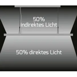 dotlux STUDIOfree 1-flg. 60W 60 cm Aluminium