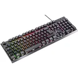 Renkforce RF-GMK-250 USB Gaming-Tastatur Deutsch, QWERTZ Schwarz Beleuchtet