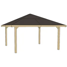 Weka Paradies 2 3,57 x 3,57 m kdi