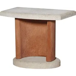 Buschbeck Zubehör für Grillkamine und Grillbars Beistelltisch terracotta- weiß