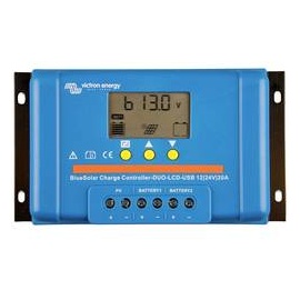 Victron Energy Victron BlueSolar PWM DUO-LCD & USB 12 / 24V-20A Laderegler PWM 12 V, 24V 20A