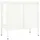 vidaXL Sideboard Weiß 70x35x70 cm Stahl und Glas