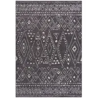 Carpet City APRIL-2292-GREY-160X230 Teppich Drinnen Bodenmatte Rechteck Polyester Grau,