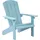 Beliani Muskoka Kinder Gartenstuhl 60 x 70 x 90 cm blau