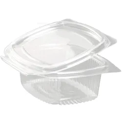 Natürlich Nette Nette 450 Verpackungsbecher 500ml mit Klappdeckel rPET oval