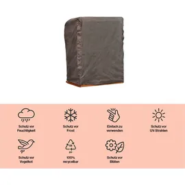 winza outdoor covers Strandkorb-Schutzhülle 105 x 105 x 160 cm Blau