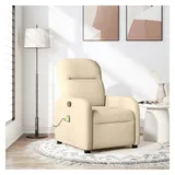 vidaXL Massagesessel Creme Stoff