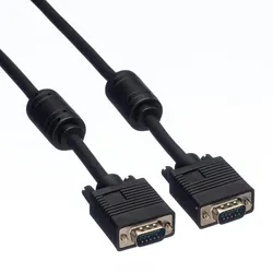 ROLINE SVGA-Kabel HD15 ST - ST mit Ferritkern, 20 m