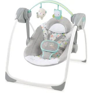 Ingenuity, Fanciful Forest tragbare Babyschaukel, mit 8 Melodien, Lautstärkeregler, 2 Sitzpositionen, 6 Schaukelgeschwindigkeiten und mehr