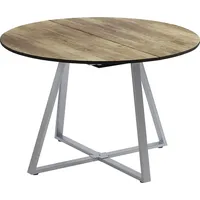 Vicco Esstisch Loyd, Eiche rustikal/Grau, 120 x 120 cm