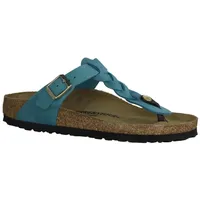 BIRKENSTOCK Gizeh Braided 1026325 Biscay Bay (Grün) - Zehentrenner - Produktgruppen Marken Gizeh, Grün, Leder (geölt) Größe 40 - 40 EU