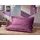 Beliani Sitzsack 300 L Fuzzy 140 cm 180 cm Purpur