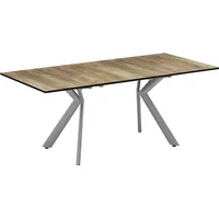 Vicco Esstisch Trill, Eiche rustikal/Grau, 140 x 90 cm