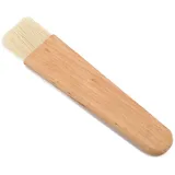 Holz Rosshaar Grill Gebäck Öl Backpinsel Sauce Butter,Pilipane Holzbacken Kochen Backen Pinsel Hitzebeständige Gebäck BBQ,Backpinsel und flexible Naturborsten,zum Einfetten(flat handle)
