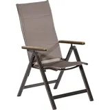 Merxx Trivero Klappsessel 58 x 113 x 112 cm graphit/diamantbraun 26390-217