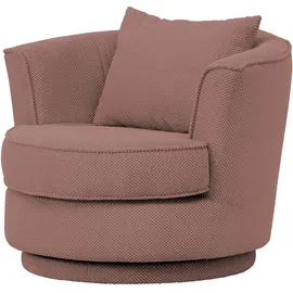 Home Affaire Drehsessel HOME AFFAIRE "MAISIE, Lese-Sessel, Love Seat", rosa (altrosa), B:95cm H:77cm T:95cm, Sessel, Drehsessel, trendige Stoffe MEGA CORD und Web-Velours, 360 Grad drehbar