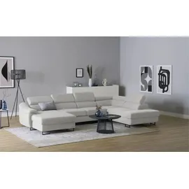 Switch Eckcouch Flachgewebe 3-Sitzer Beige