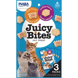 INABA CAT Saftige Muschel- und Krabbenbisse 3x11,3g (33,9g)