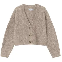 NAME IT Holly Boxy Short Strickjacke Pure Cashmere 13-14 Jahre