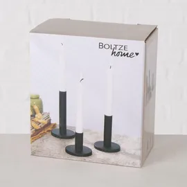 Boltze Kerzenleuchter Malko Metall Schwarz