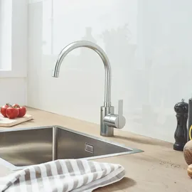 Grohe Feel Einhebelmischer supersteel