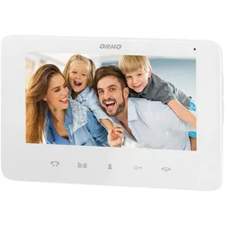 Freisprecheinrichtung Gegensprechanlage 7" LCD Monitor weiß 5820