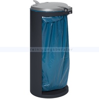 Müllsackständer VAR Kompakt Junior Mülleimer 120 L anthrazit für 120 L Müllsäcke, für den Innen- und Außenbereich