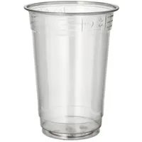 Papstar Hurricane Plastikbecher 0,4 l Transparent 50 St.