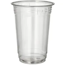 Papstar Hurricane Plastikbecher 0,4 l Transparent 50 St.
