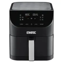 Eratec AF-60 Heißluftfritteuse XXL 5,5L 1500W schwarz