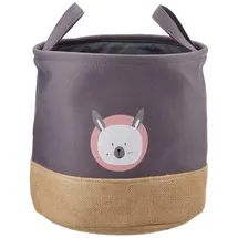 Zeller Aufbewahrungskorb Hase Ø 30 x 29 cm 1-tlg. grau