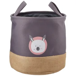Zeller Aufbewahrungskorb Hase Ø 30 x 29 cm 1-tlg. grau
