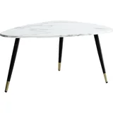 Wohnling Couchtisch 90 cm Marmor-Optik