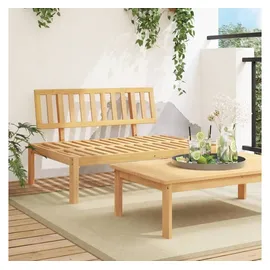 vidaXL Garten-Mittelsofa aus Paletten Massivholz Akazie