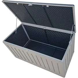 BellaVista Auflagenbox 154 x 73,5 x 78 cm Grau-Schwarz