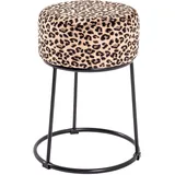 Haku-Möbel Hocker Motiv MDF 30 x 46 cm Schwarz