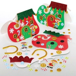 Weihnachtsstiefel Mix & Match Kartensets (pro Set 6) Bastelaktivitäten zu Weihnachten
