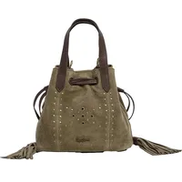Pepe Jeans Melia Sadie Schultertasche Wildleder Brown/Green