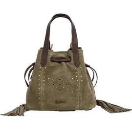 Pepe Jeans Melia Sadie Schultertasche Wildleder Brown/Green