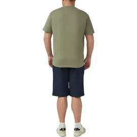 s.Oliver Chinoshorts, Herren, Gr. 42, N-Gr, navy, Web, Obermaterial: 97% Baumwolle, 3% Elasthan, S.OLIVER MEN BIG SIZES, unifarben, regular fit knielang, Hosen Chinoshorts, mit Taschen