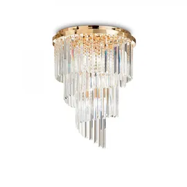 Ideal Lux Carlton 12-flammig Ø 50 cm gold