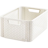 Curver 03615-885-00 Aufbewahrungsbox Style M, 18 L, creme - Beige