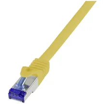 Logilink C6A077S RJ45 Patchkabel CAT 6a S/FTP 5.00m Gelb 1St.