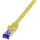 Logilink C6A077S RJ45 Patchkabel CAT 6a S/FTP 5.00m Gelb 1St.